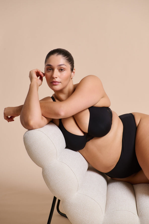 Sabrina High Waist Set Black