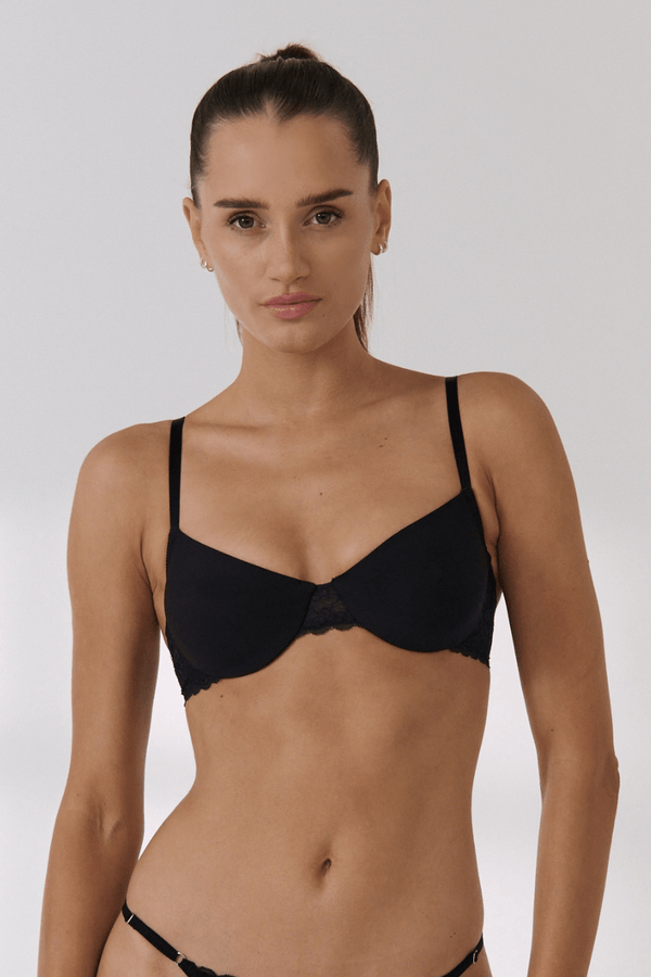 Sabrina Thong Set Black