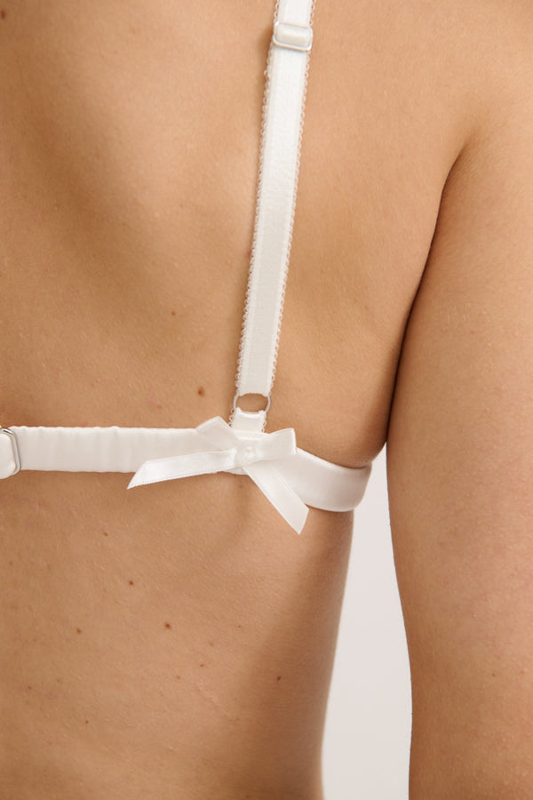 Sofia Bralette Brief Set White