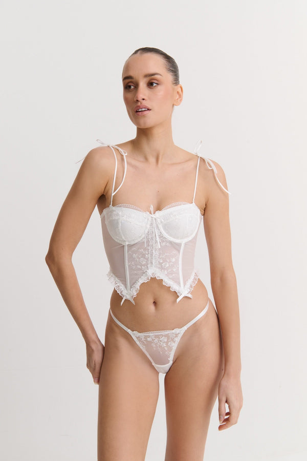 Sofia Corset White