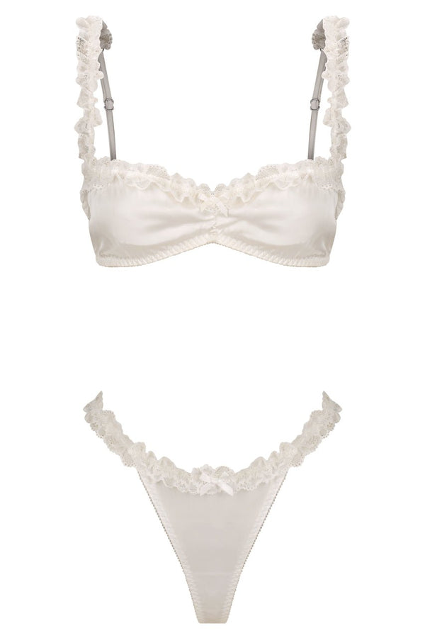Stella Bralette Set Ivory