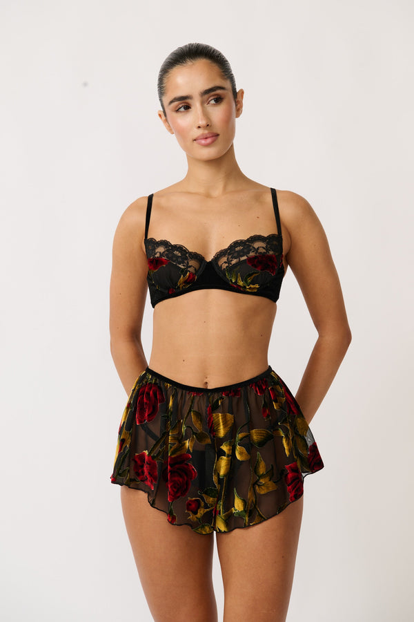 Violet Underwire Velvet Rose