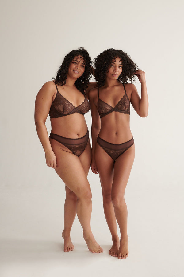 Alaska Underwire Espresso Underwire - Kat the Label Lingerie Australia