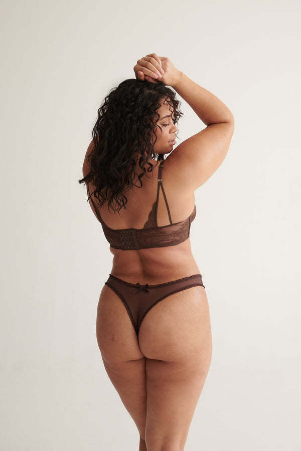 Alaska Underwire Espresso Underwire - Kat the Label Lingerie Australia