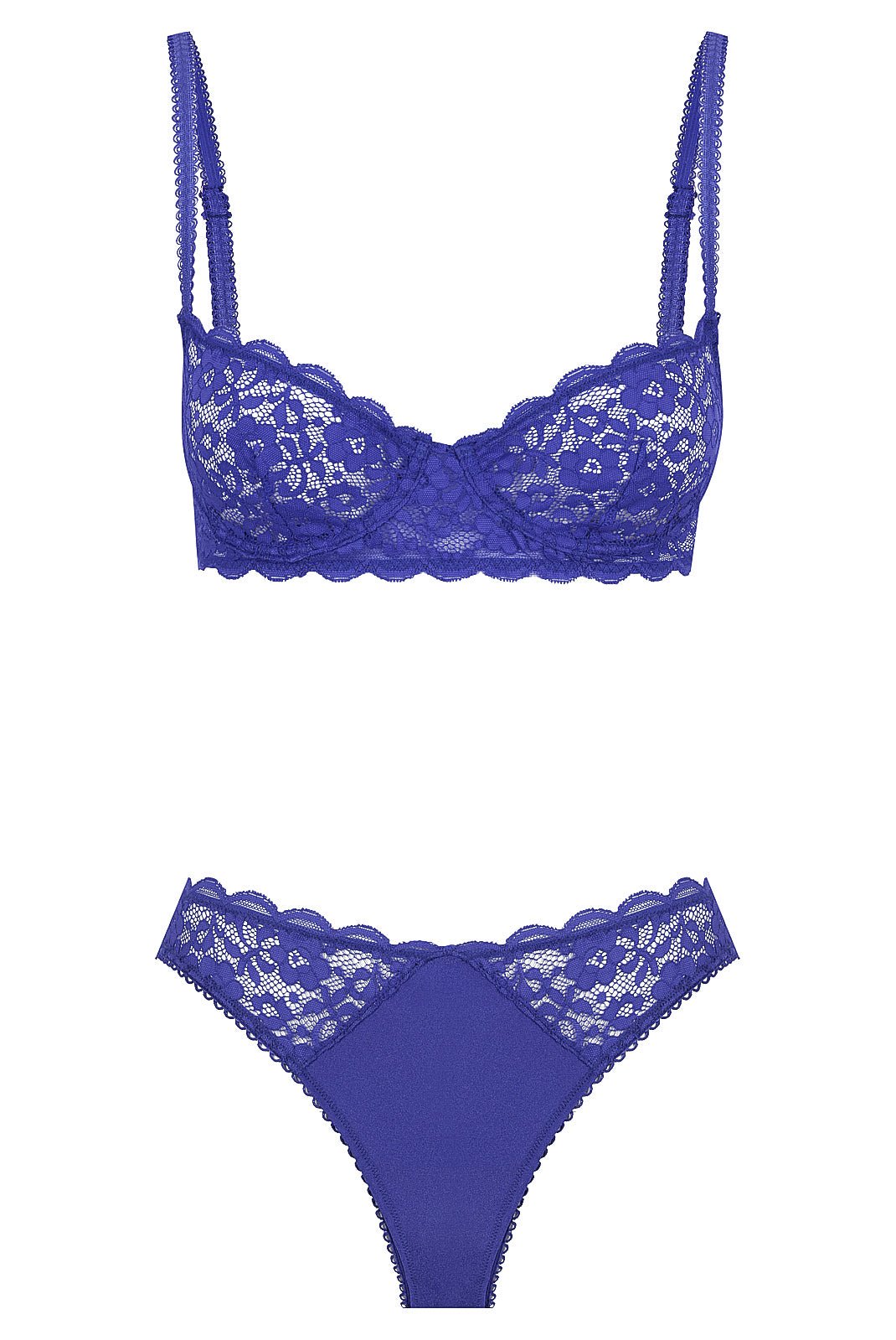 Annie Set Navy Underwire - Kat the Label Lingerie Australia