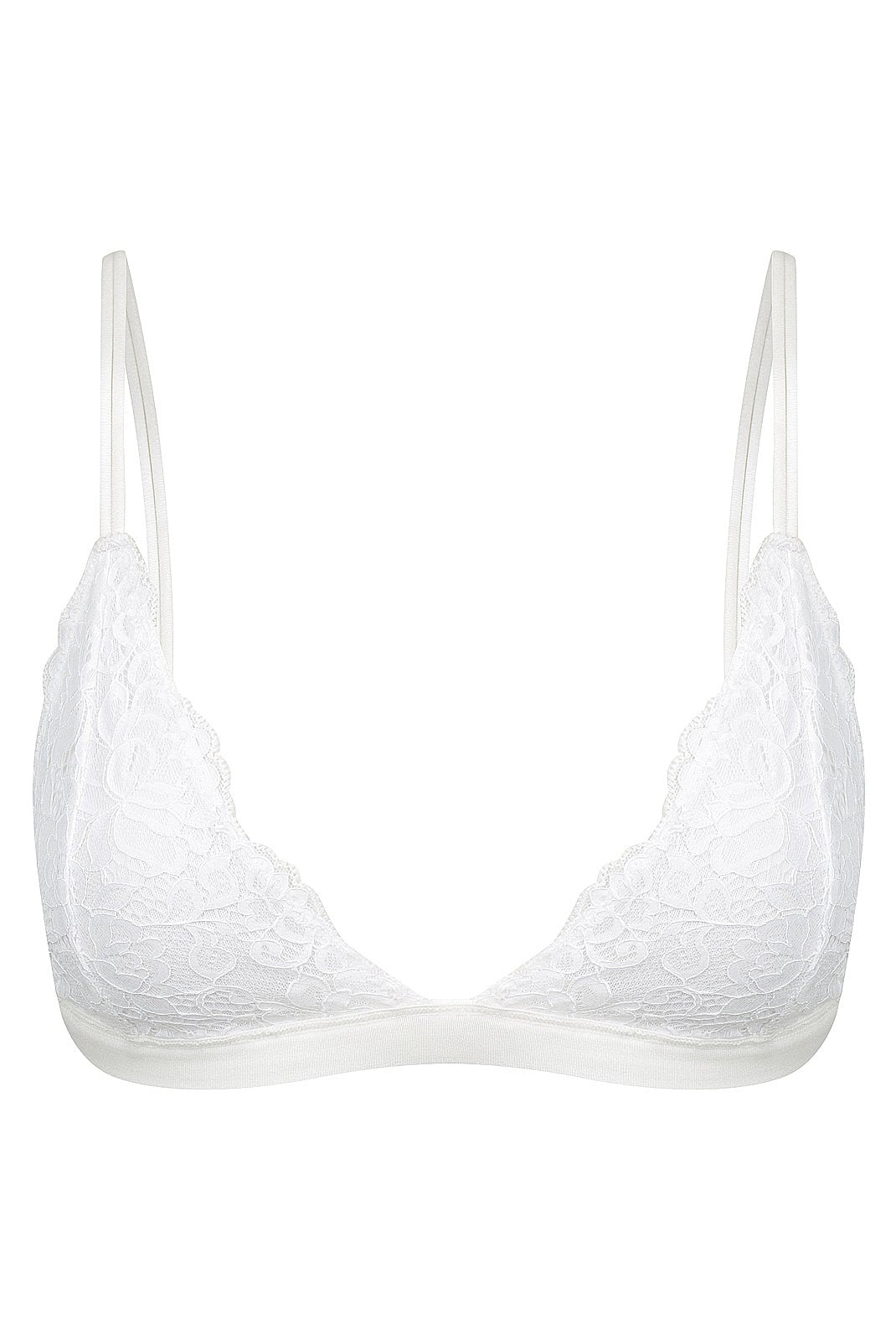 Boston Set White Bralette - Kat the Label Lingerie Australia