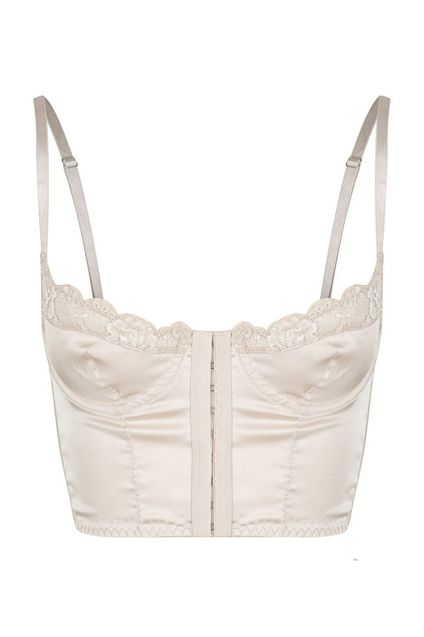 Bowie Bustier Antique Underwire - Kat the Label Lingerie Australia