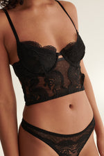 Carmen Bustier Black