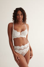 Carmen High Waist Set White