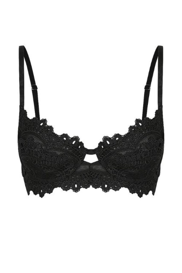 Carmen Underwire Black Underwire - Kat the Label Lingerie Australia
