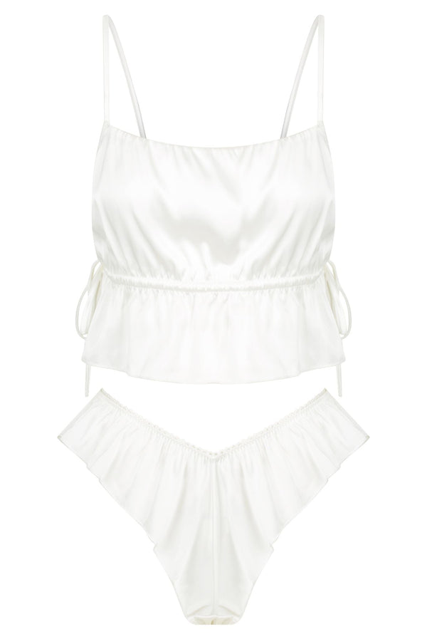 Connie Set Ivory Sleep - Kat the Label Lingerie Australia