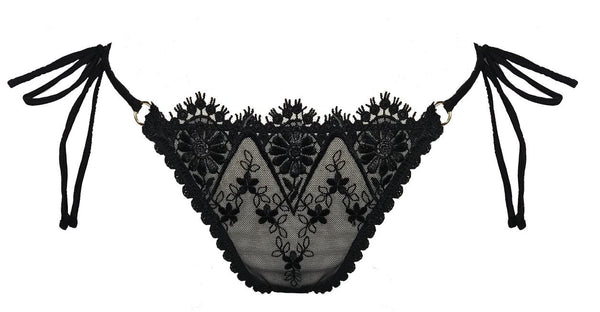 Dahlia Underwear Black Underwear - Kat the Label Lingerie Australia