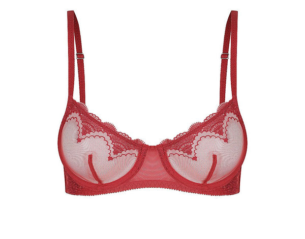 Eden Underwire Red Underwire - Kat the Label Lingerie Australia