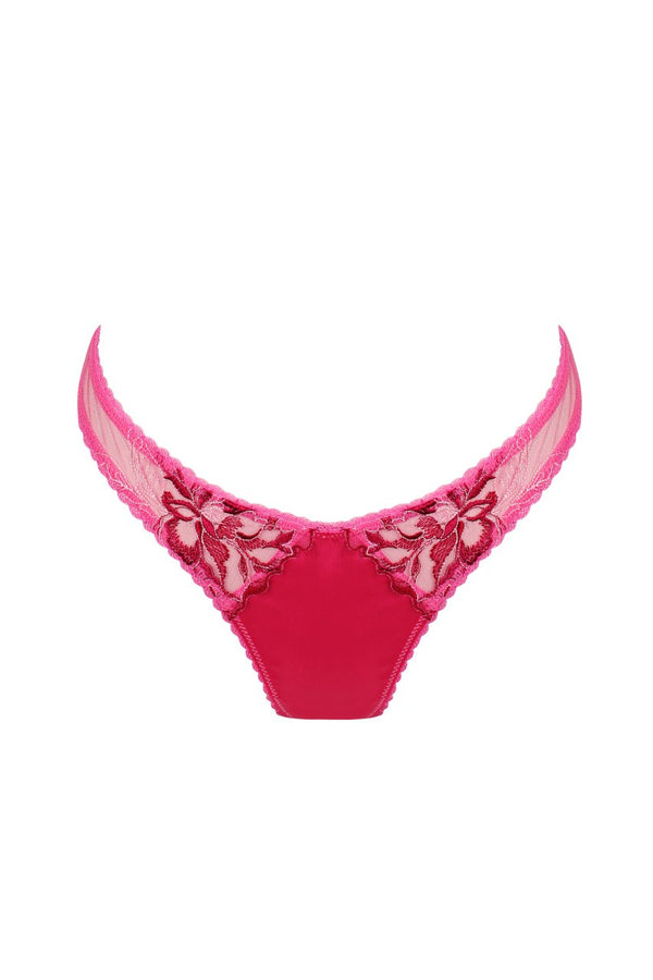 Electra Thong Hot Pink Underwear - Kat the Label Lingerie Australia
