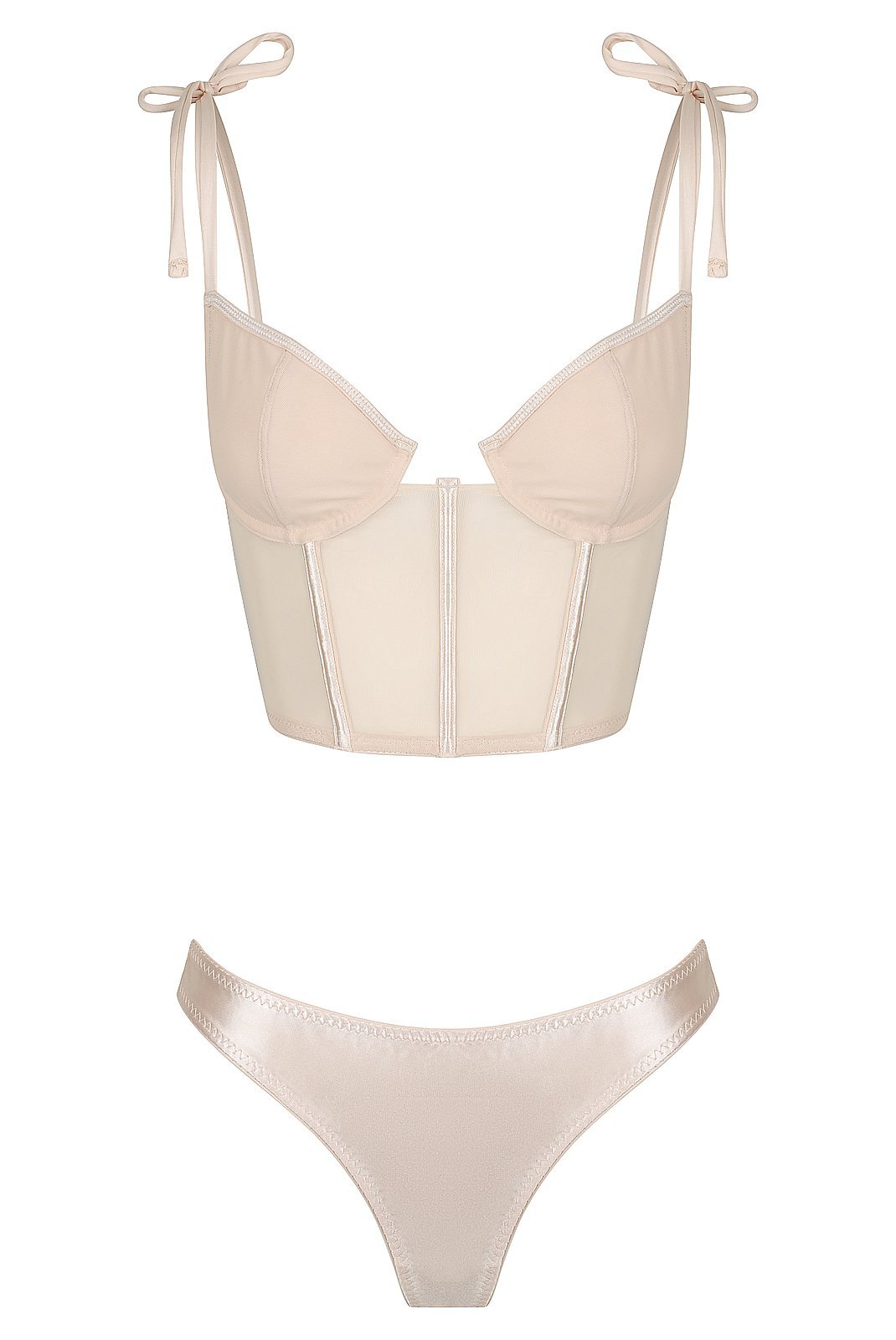 Femme Set Almond Underwire - Kat the Label Lingerie Australia