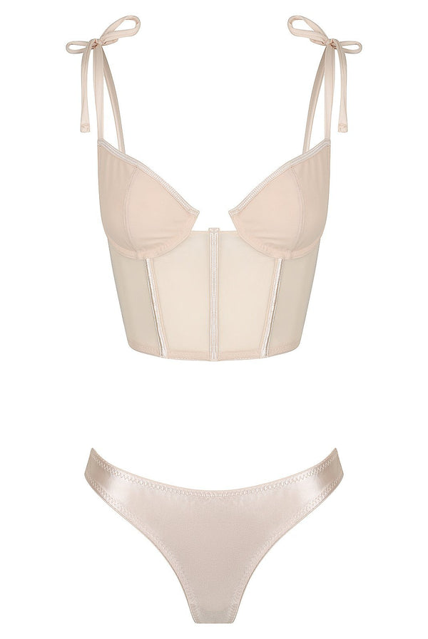 Femme Set Almond Underwire - Kat the Label Lingerie Australia