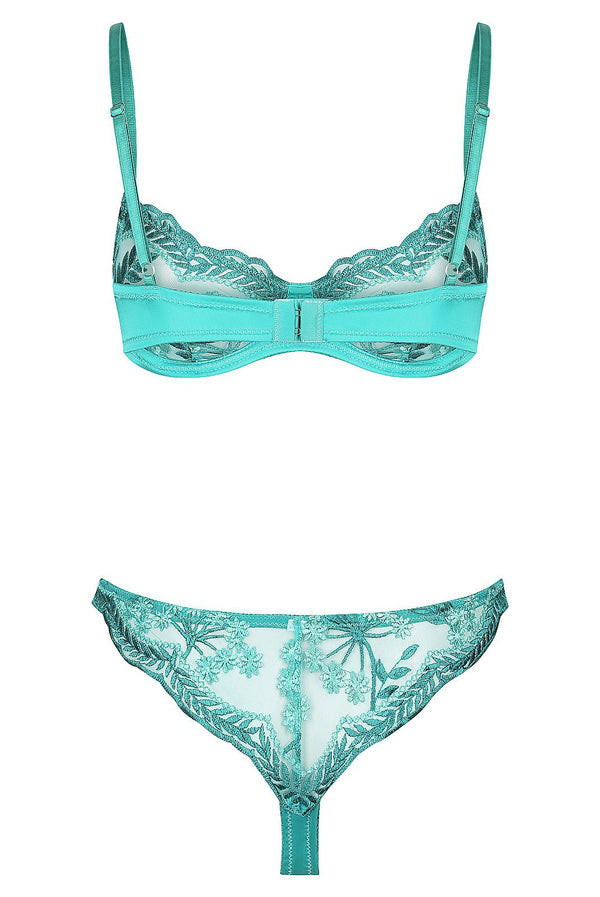 Frankie Set Jade Underwire - Kat the Label Lingerie Australia