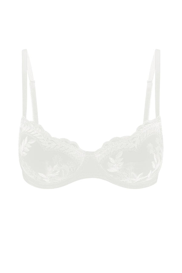 Frankie Underwire White Underwire - Kat the Label Lingerie Australia