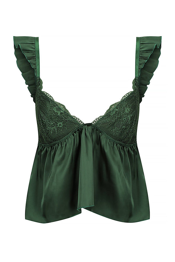 Hanna Camisole Forest Green