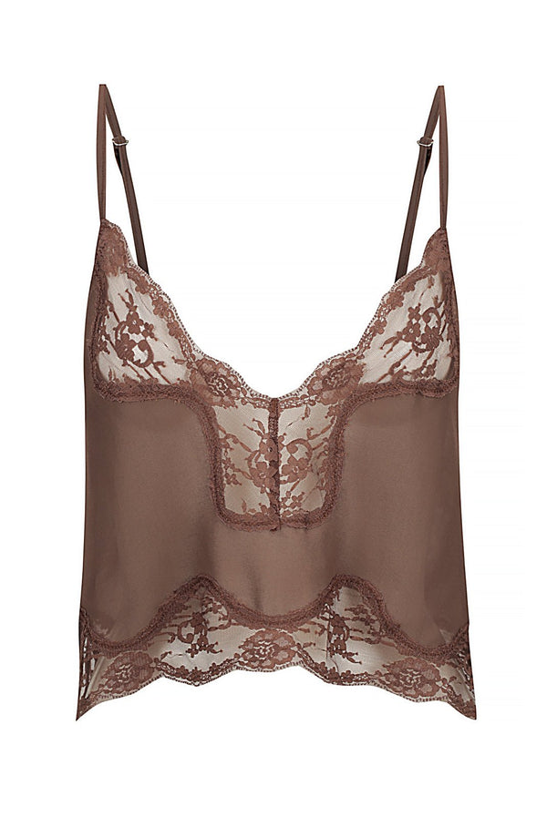 Harley Camisole Espresso Sleep - Kat the Label Lingerie Australia