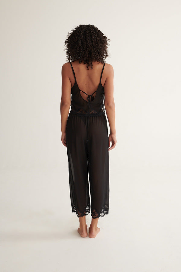 Harley Pant Black Short - Kat the Label Lingerie Australia