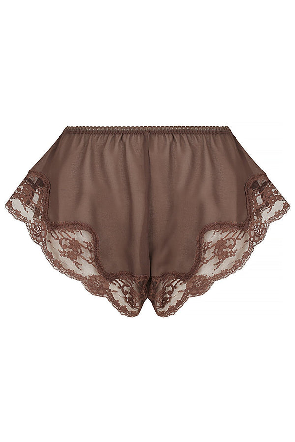 Harley Short Espresso Shorts - Kat the Label Lingerie Australia