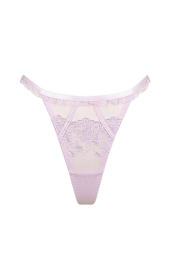 Jasmine Thong Lavender Underwear - Kat the Label Lingerie Australia