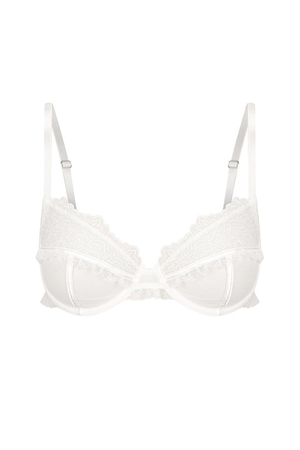 Jasmine Underwire White Underwire - Kat the Label Lingerie Australia