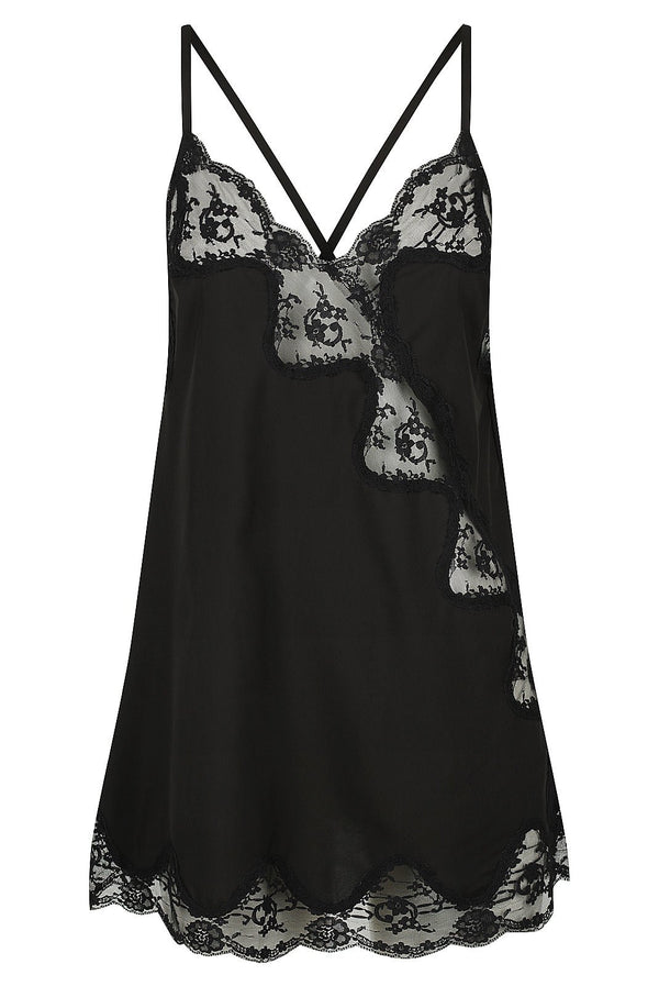 Jasper Slip Black Lace Nightie