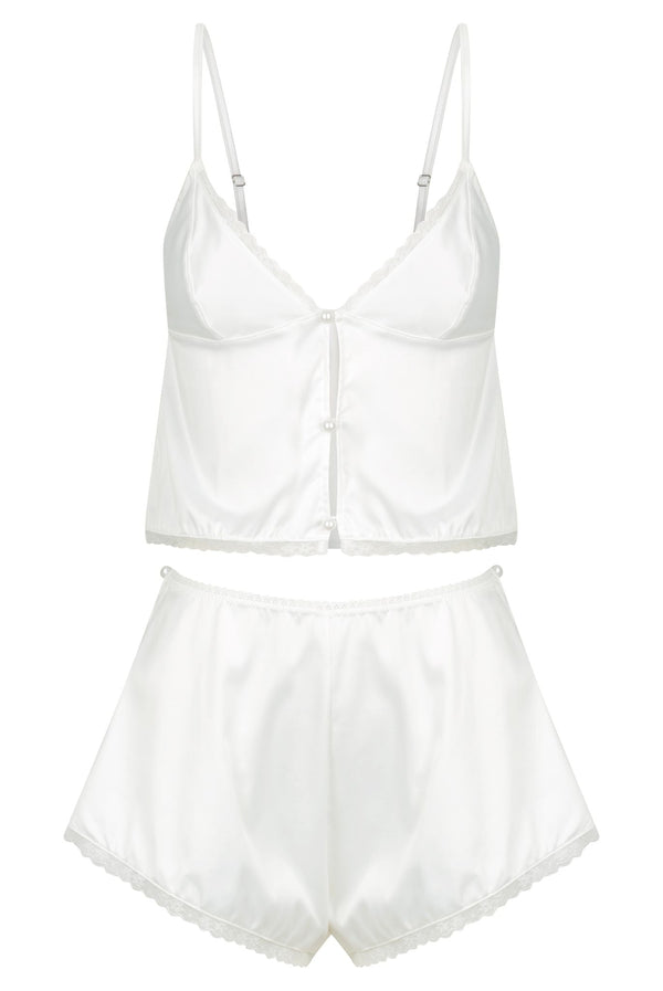 Jemimah Set Ivory Sleep - Kat the Label Lingerie Australia