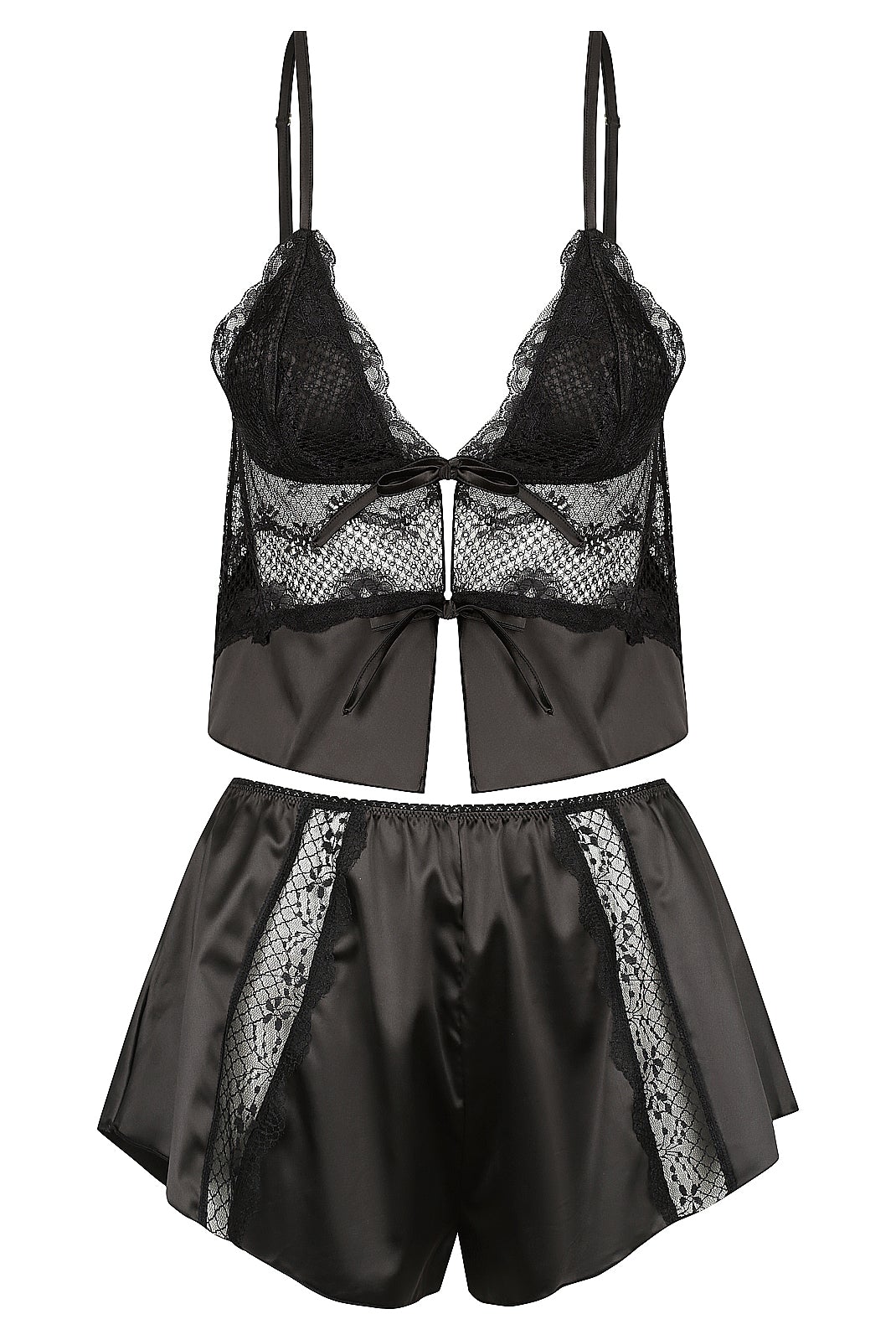 Lucille Set Black Sleep - Kat the Label Lingerie Australia
