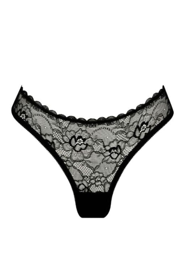 Maverick Brief Black Underwear - Kat the Label Lingerie Australia