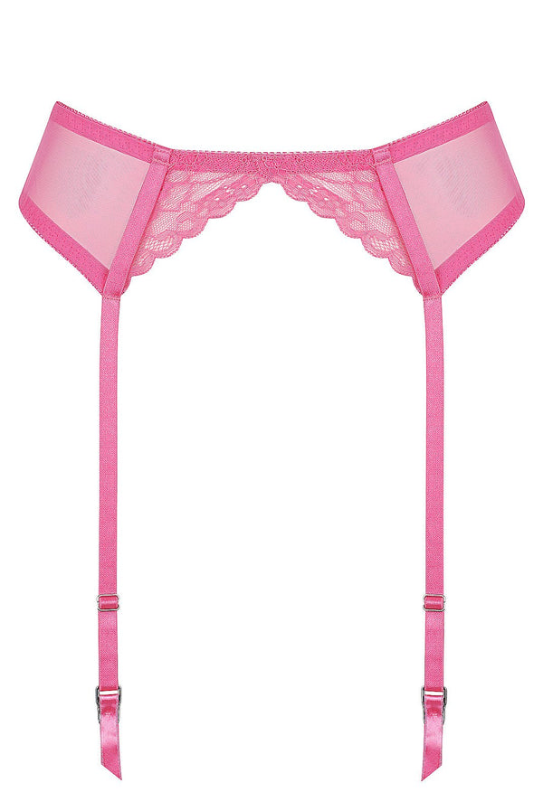 Maverick Garter Fuchsia Garter - Kat the Label Lingerie Australia