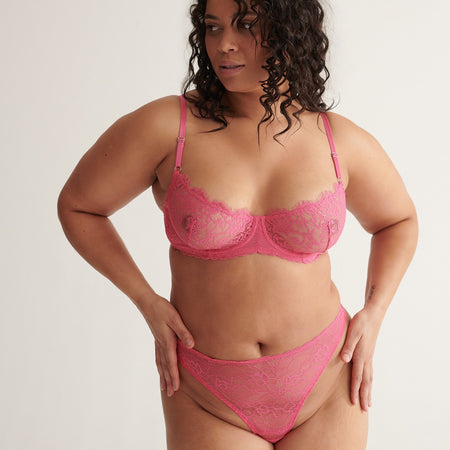 Maverick High Waist Set Fuchsia