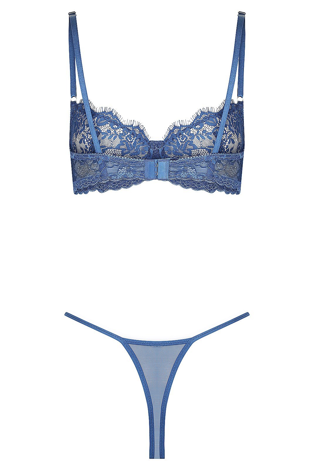 Maverick Set Cobalt Underwire - Kat the Label Lingerie Australia
