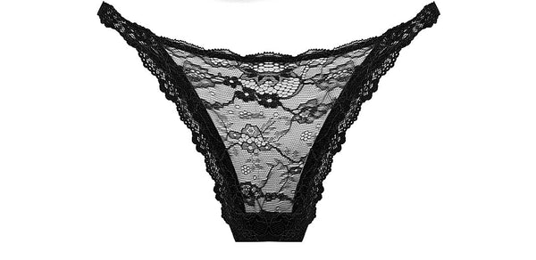 Montclair Thong Black Underwear - Kat the Label Lingerie Australia