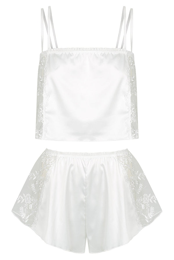 Riley Set Ivory Sleep - Kat the Label Lingerie Australia