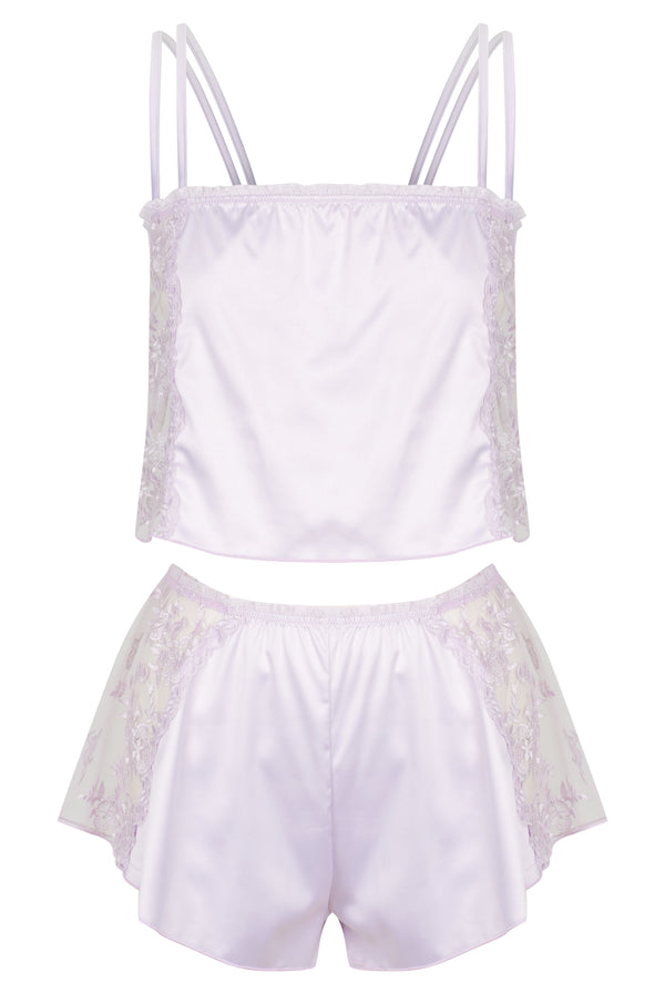 Riley Set Lavender Sleep - Kat the Label Lingerie Australia