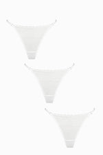 Rosie Thong Trio White
