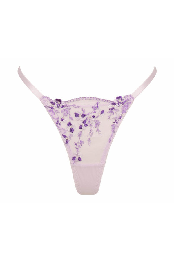 Sofia Thong Lavender Underwear - Kat the Label Lingerie Australia